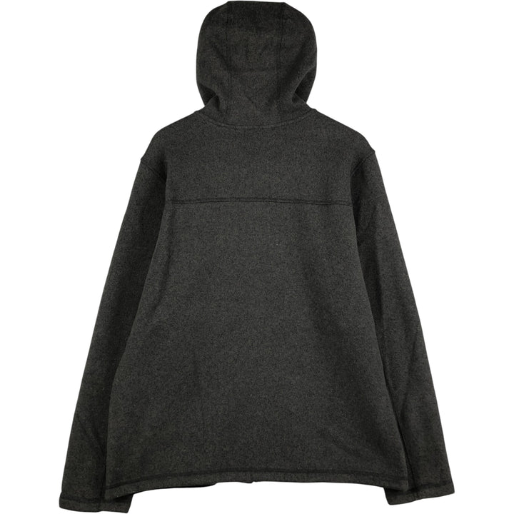 The North Face Fleece Full-Zip Hoodie, Men's XL polyester Charcoal Vintage Second Hand