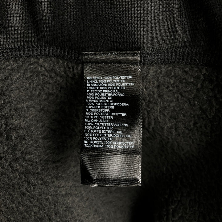 The North Face Fleece Full-Zip Hoodie, Men's XL polyester Charcoal Vintage Second Hand