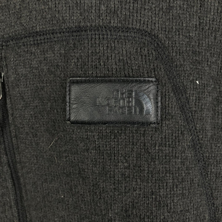 The North Face Fleece Full-Zip Hoodie, Men's XL polyester Charcoal Vintage Second Hand