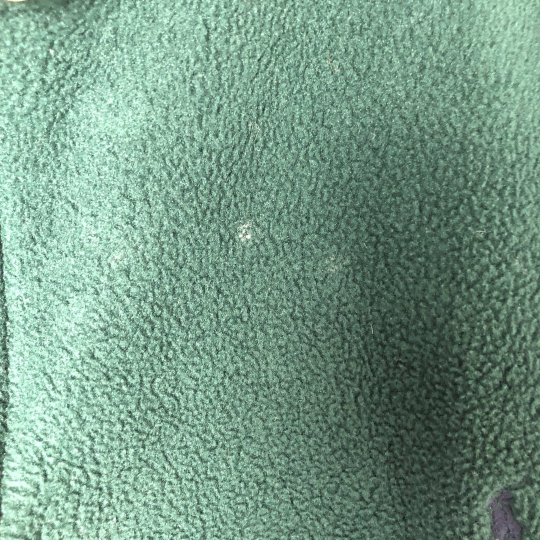 Ralph Lauren POLO by Ralph Lauren collared fleece jacket, men's size XXL polyester green type Vintage Second Hand