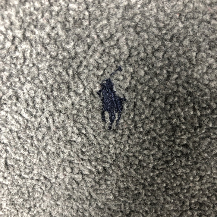 Ralph Lauren POLO by Ralph Lauren Half-Zip Fleece Pullover, Men's Size L polyester gray type Vintage Second Hand