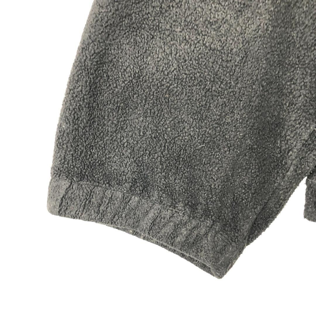 Mercedes-Benz Half-Zip Fleece Pullover, Made in Canada, Men's Size L polyester black type Vintage Second Hand