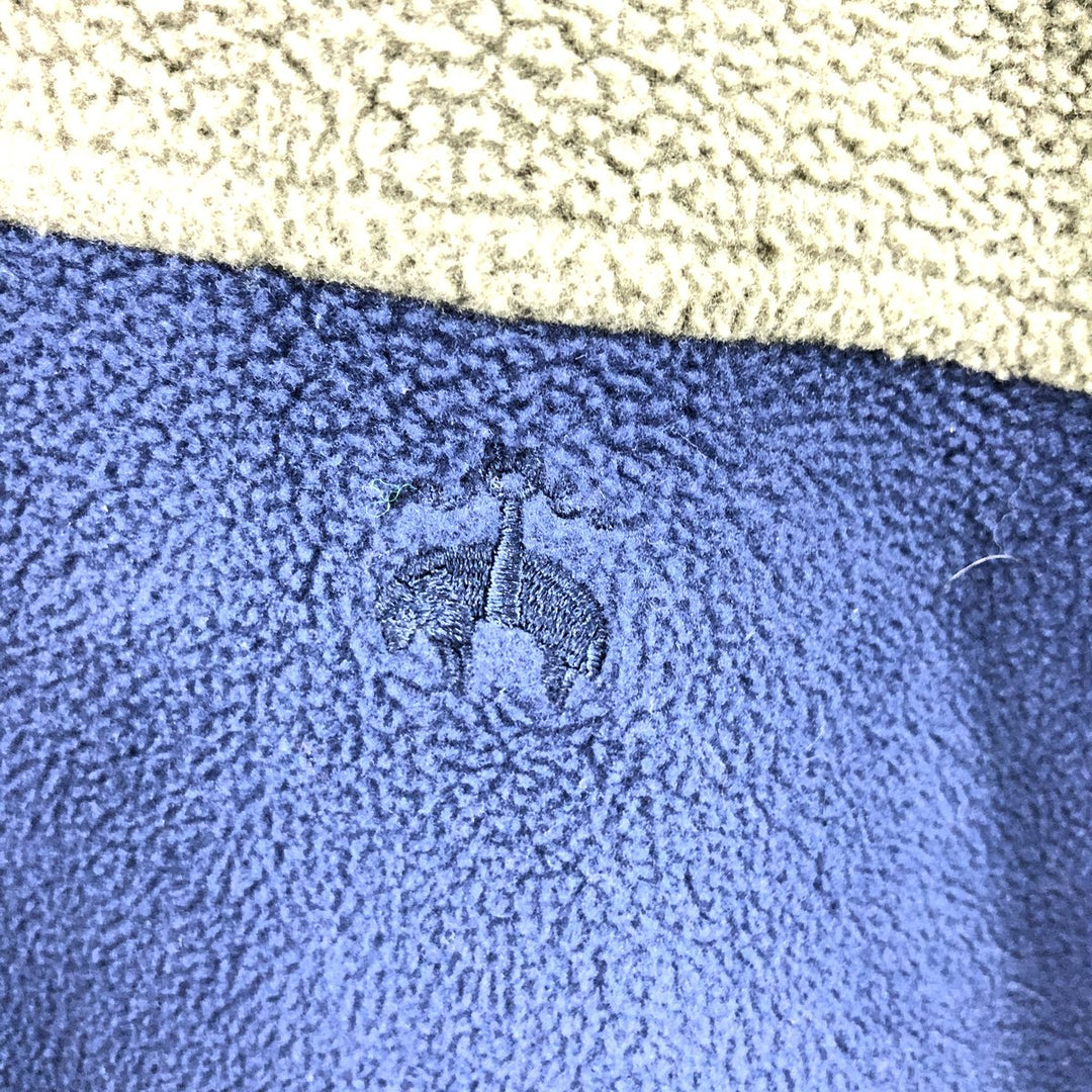 Brooks Brothers Fleece Pullover, Men's XL polyester Khaki type Vintage Second Hand