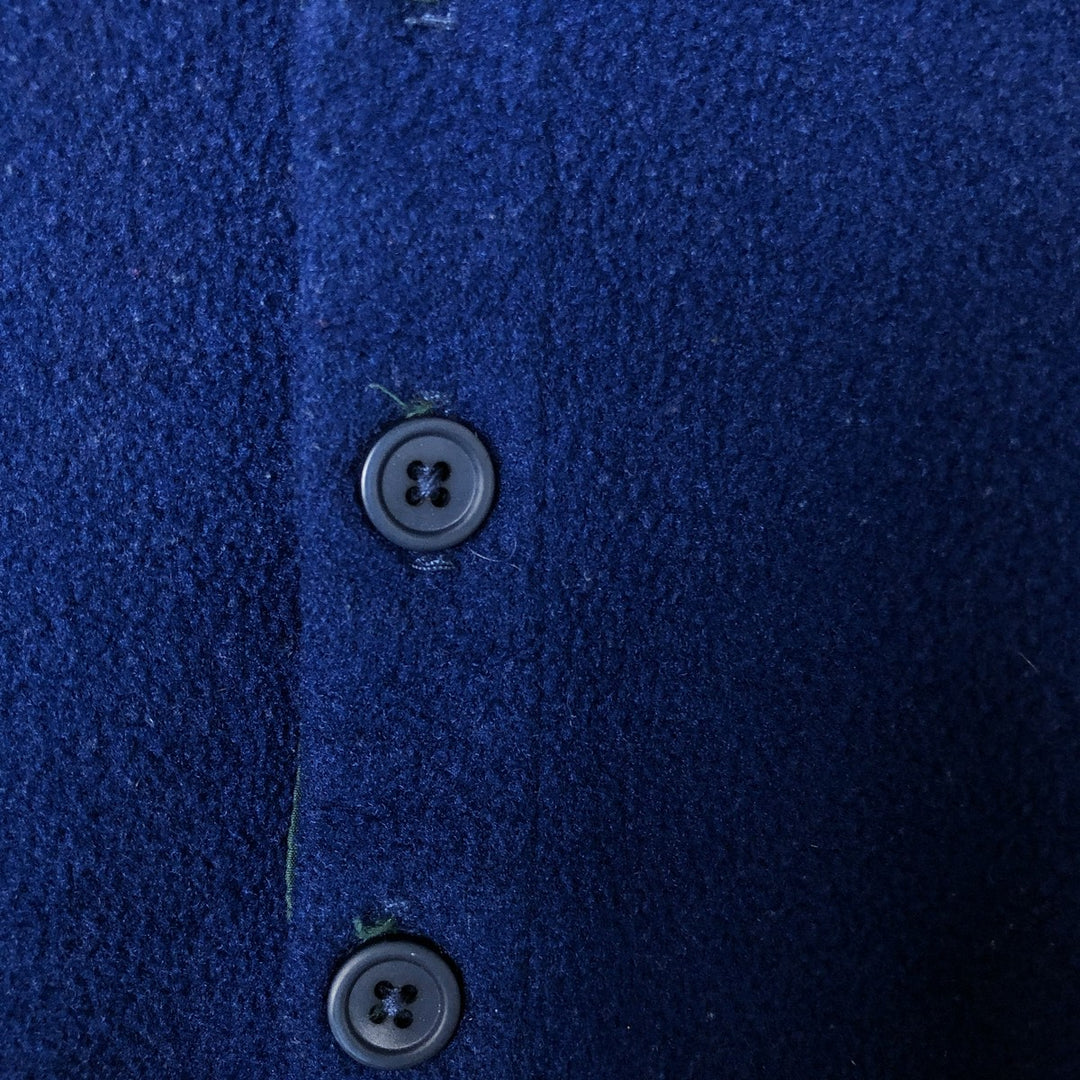 90s-00'S Patagonia Capilene Henley Fleece Top, Made in USA, Men's Size M polyester navy blue type Vintage Second Hand