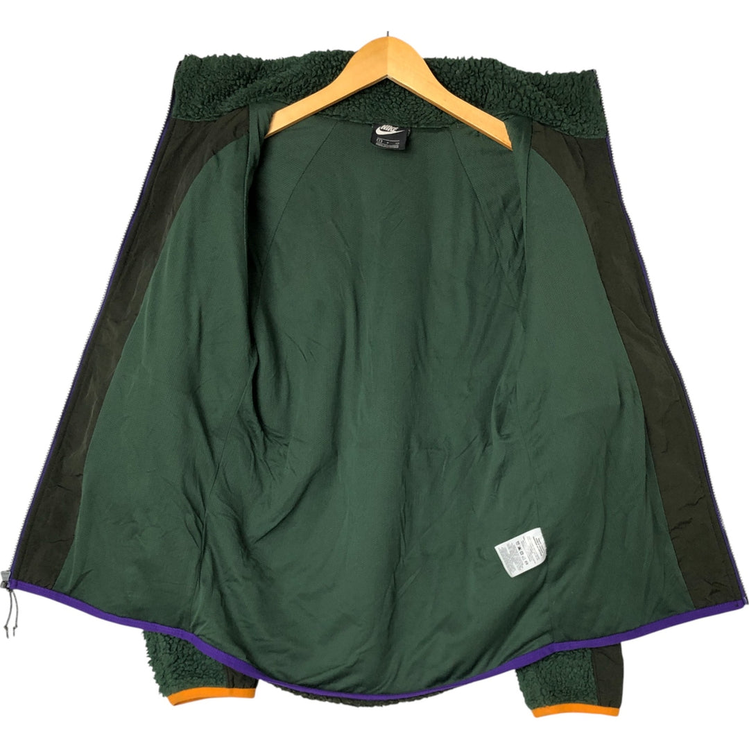 Nike Boa Jacket, Men's Size Small polyester black type Vintage Second Hand