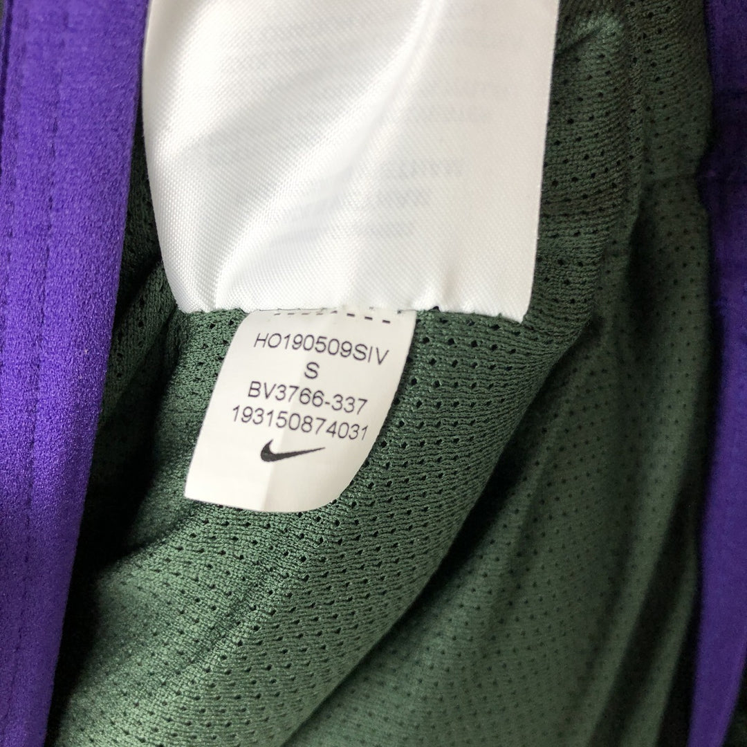 Nike Half-Zip Boa Parka, Men's Size Small polyester green type Vintage Second Hand