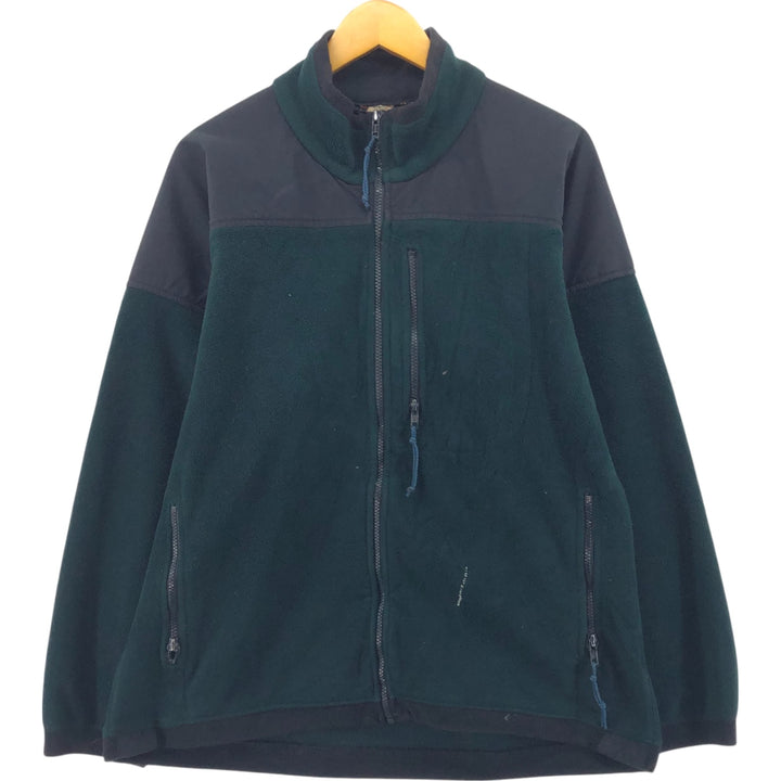 90'S REI Vintage Fleece Jacket, Men's Size L unclear green type Vintage Second Hand