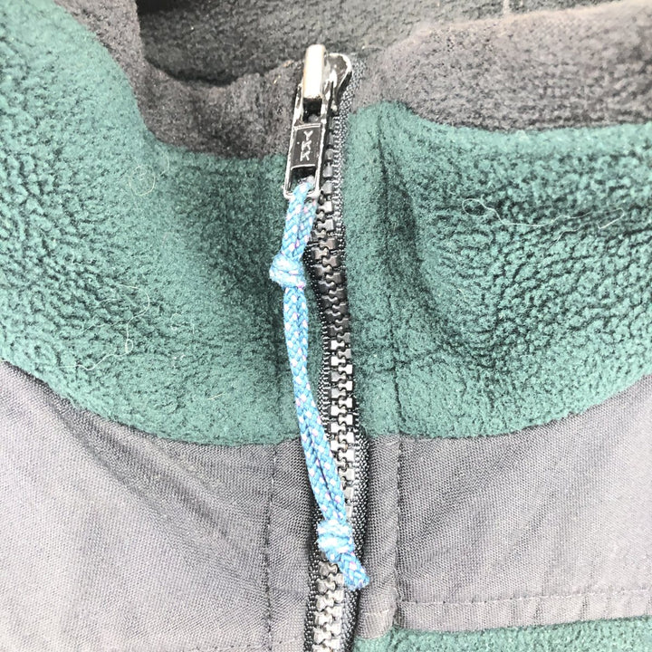 90'S REI Vintage Fleece Jacket, Men's Size L unclear green type Vintage Second Hand