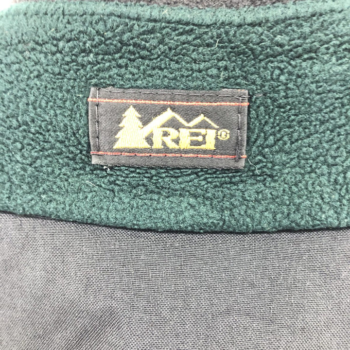 90'S REI Vintage Fleece Jacket, Men's Size L unclear green type Vintage Second Hand