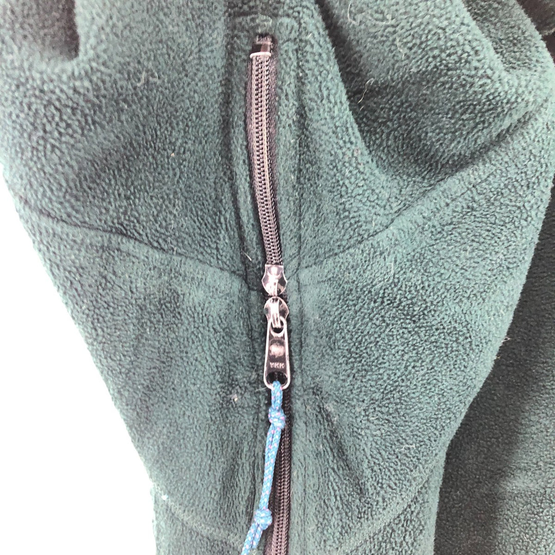 90'S REI Vintage Fleece Jacket, Men's Size L unclear green type Vintage Second Hand