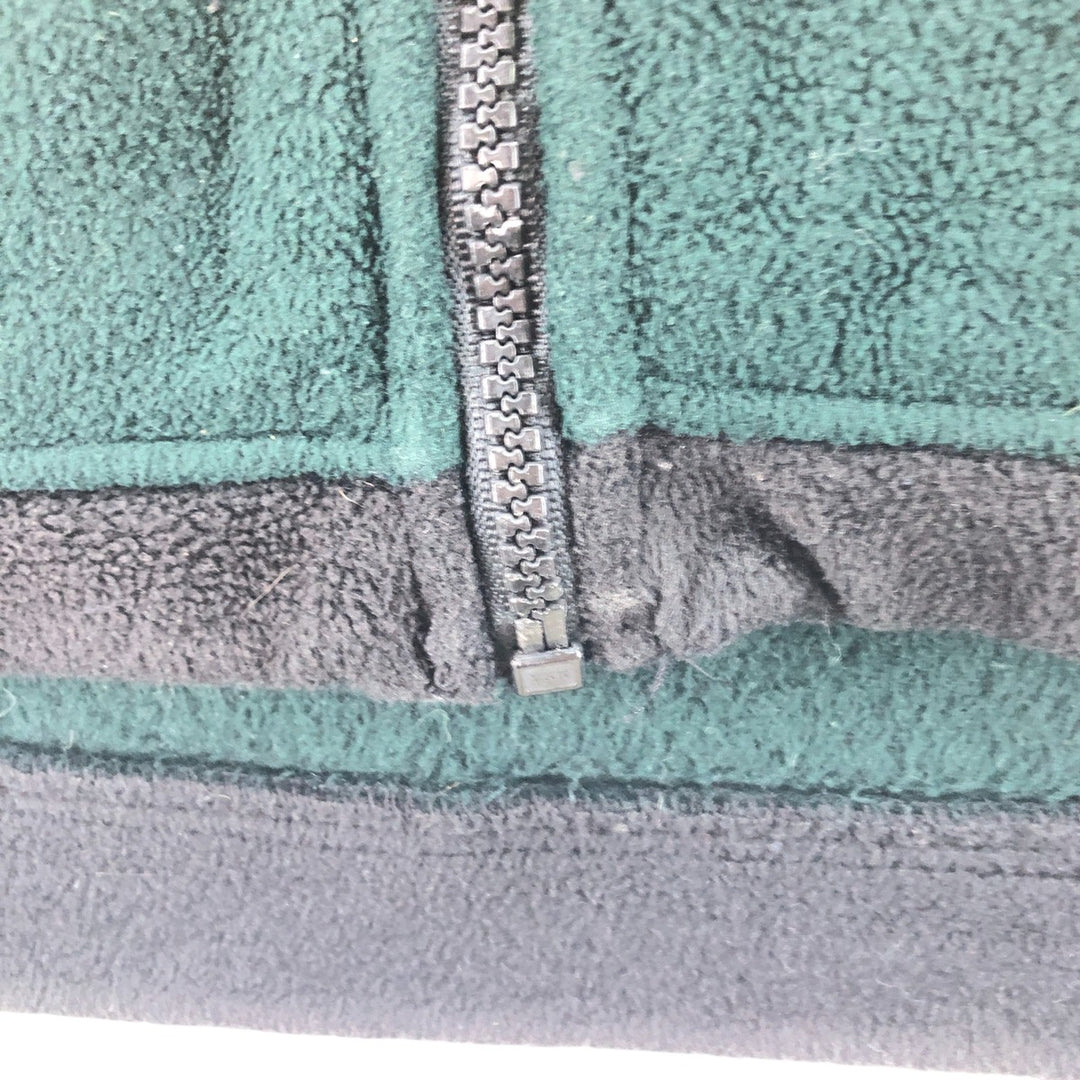 90'S REI Vintage Fleece Jacket, Men's Size L unclear green type Vintage Second Hand