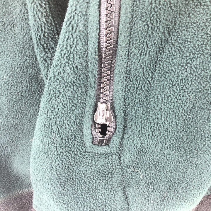 90'S REI Vintage Fleece Jacket, Men's Size L unclear green type Vintage Second Hand