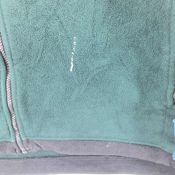 90'S REI Vintage Fleece Jacket, Men's Size L unclear green type Vintage Second Hand