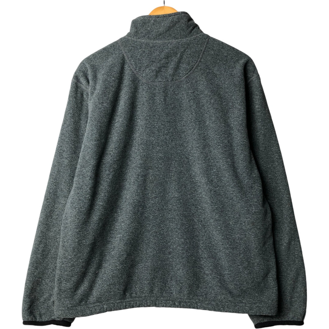 Vintage 90'S Ralph Lauren Polo Sport half-zip fleece pullover, size L, men's polyester gray type Vintage Second Hand