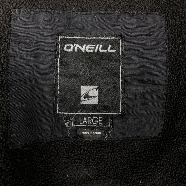 O'NEILL Fleece Jacket, Men's Size L polyester black type Vintage Second Hand