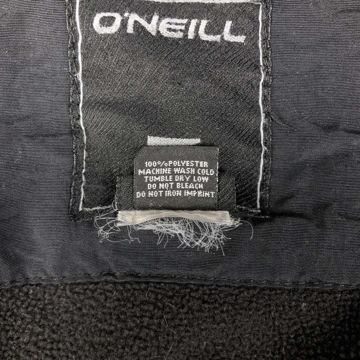 O'NEILL Fleece Jacket, Men's Size L polyester black type Vintage Second Hand