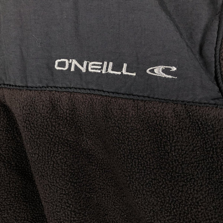 O'NEILL Fleece Jacket, Men's Size L polyester black type Vintage Second Hand