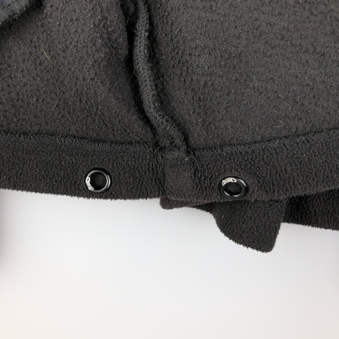O'NEILL Fleece Jacket, Men's Size L polyester black type Vintage Second Hand