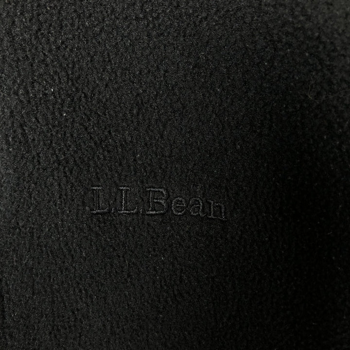 LLBean Fleece Jacket, Men's XL polyester black type Vintage Second Hand