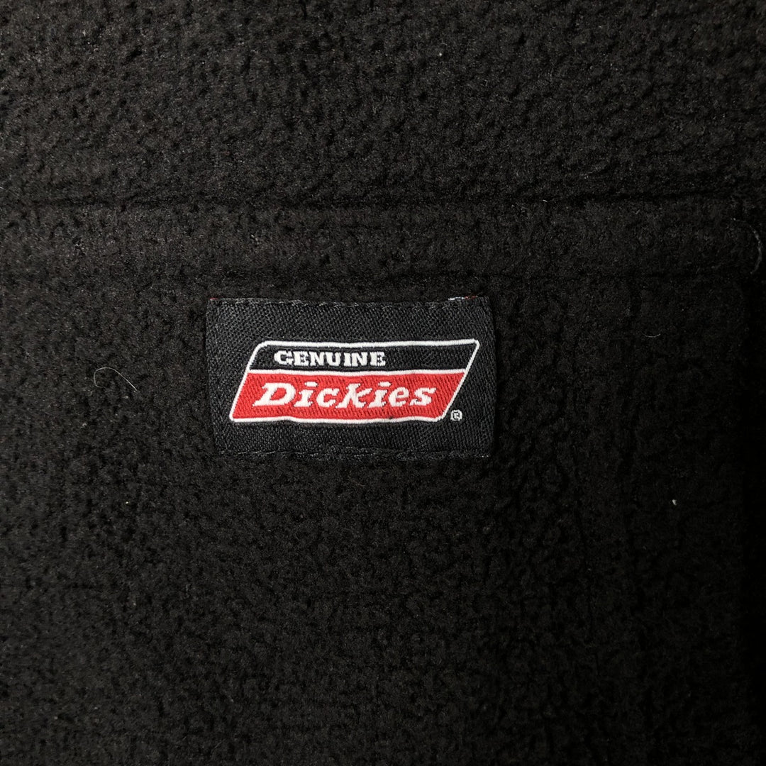Dickies Fleece Pullover Hoodie, Men's Size L polyester black type Vintage Second Hand