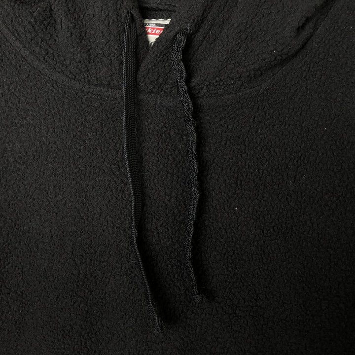 Dickies Fleece Pullover Hoodie, Men's Size L polyester black type Vintage Second Hand