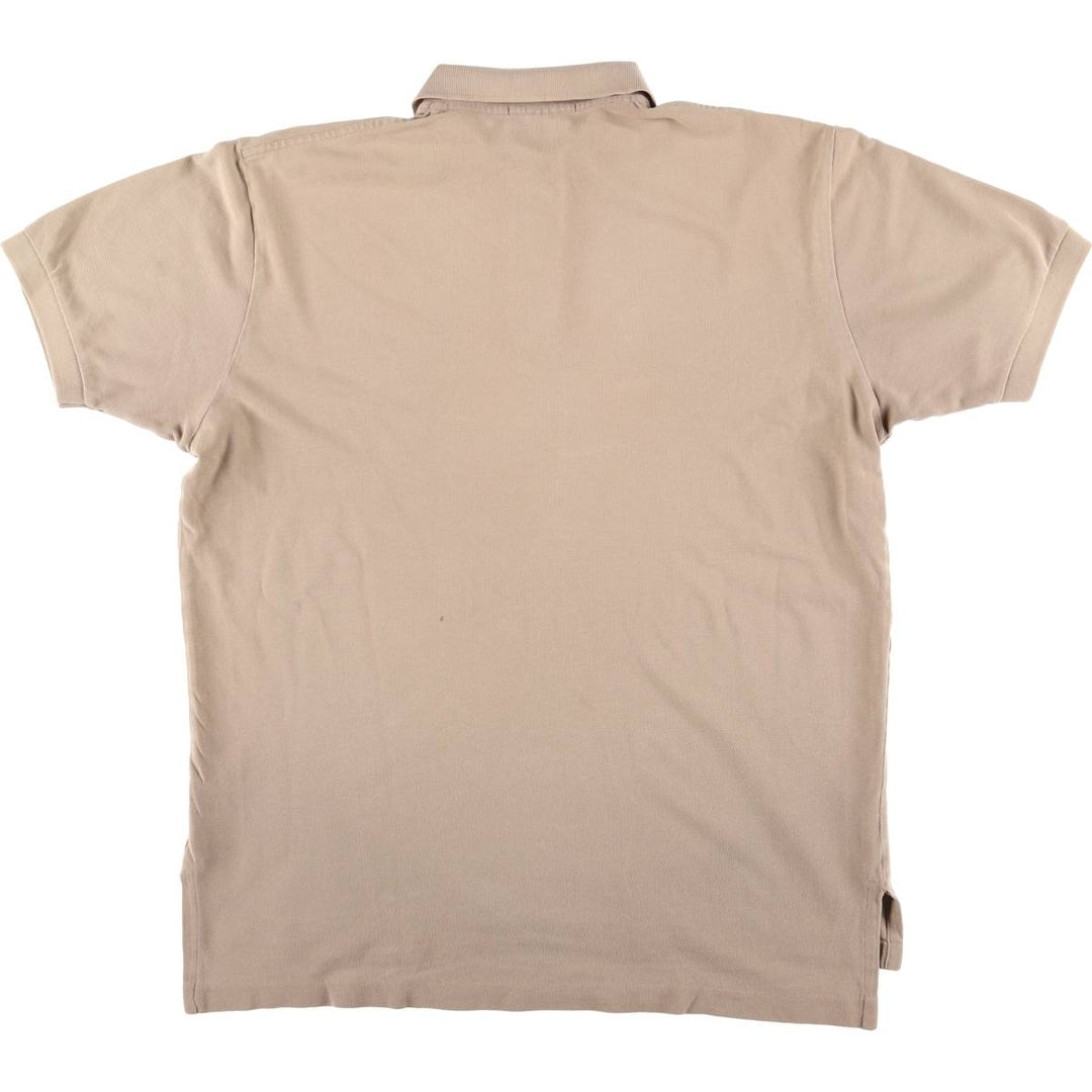 Ralph Lauren POLO by Ralph Lauren short sleeve polo shirt, men's size L cotton Beige type Vintage Second Hand