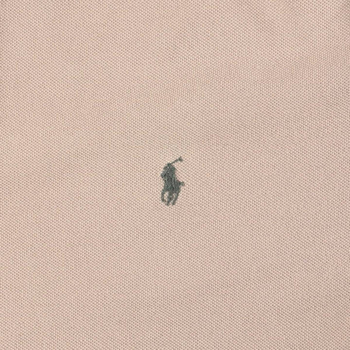 Ralph Lauren POLO by Ralph Lauren short sleeve polo shirt, men's size L cotton Beige type Vintage Second Hand