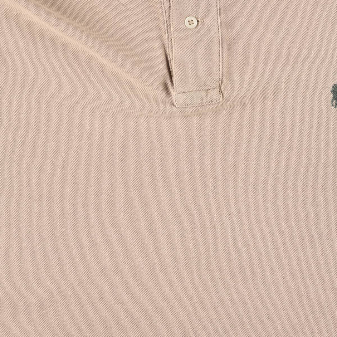 Ralph Lauren POLO by Ralph Lauren short sleeve polo shirt, men's size L cotton Beige type Vintage Second Hand