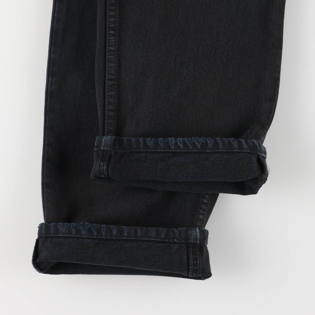 90'S Levi's 501-0165 Black Denim Straight Denim Pants Men's W29 Vintage cotton black type Vintage Second Hand