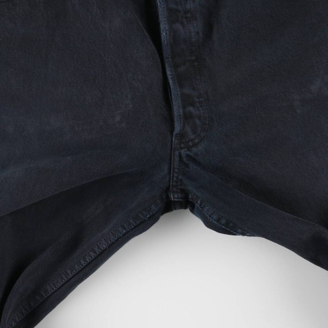 00'S Levi's 00501-0165 Euro model black denim straight denim pants for men size w34 cotton black type Vintage Second Hand