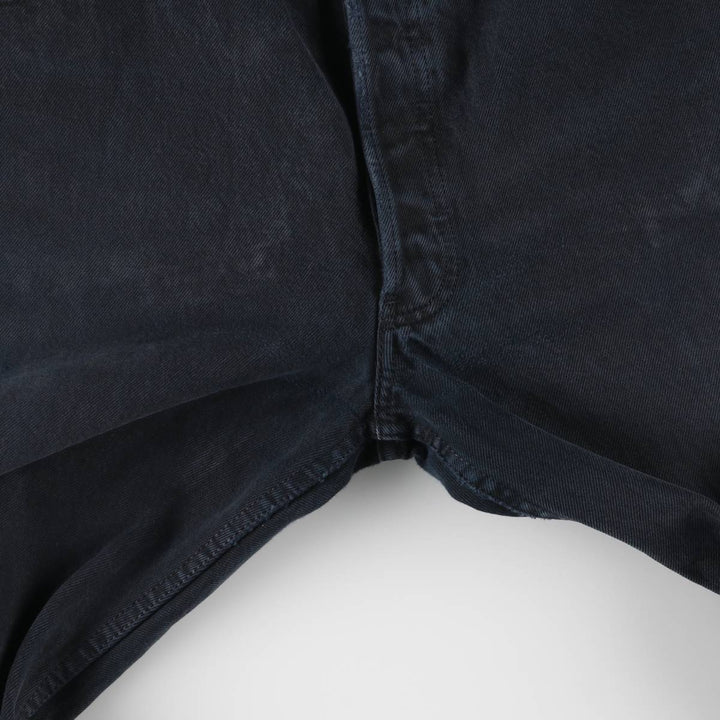 00'S Levi's 00501-0165 Euro model black denim straight denim pants for men size w34 cotton black type Vintage Second Hand