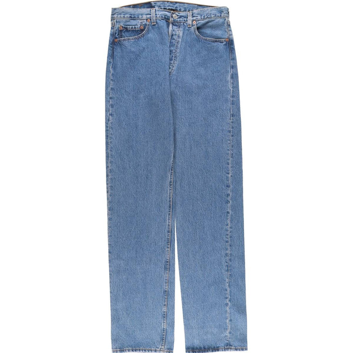 90'S Levi's 501-0193 Straight Denim Pants Made in USA Men's W31 Vintage cotton blue type Vintage Second Hand