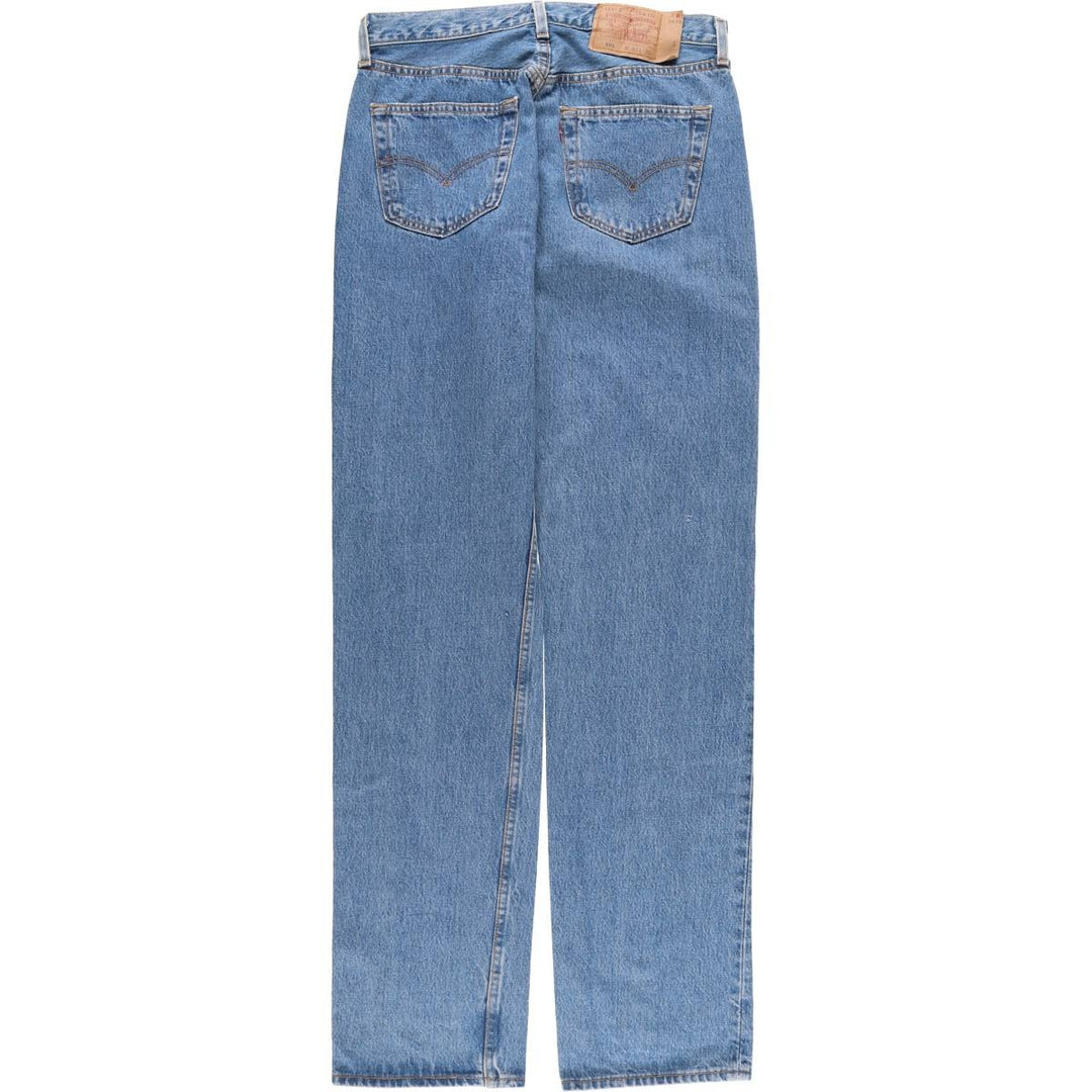 90'S Levi's 501-0193 Straight Denim Pants Made in USA Men's W31 Vintage cotton blue type Vintage Second Hand