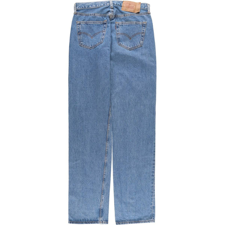 90'S Levi's 501-0193 Straight Denim Pants Made in USA Men's W31 Vintage cotton blue type Vintage Second Hand