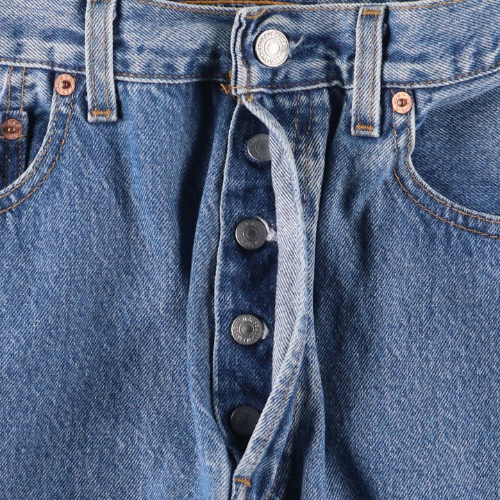 90'S Levi's 501-0193 Straight Denim Pants Made in USA Men's W31 Vintage cotton blue type Vintage Second Hand
