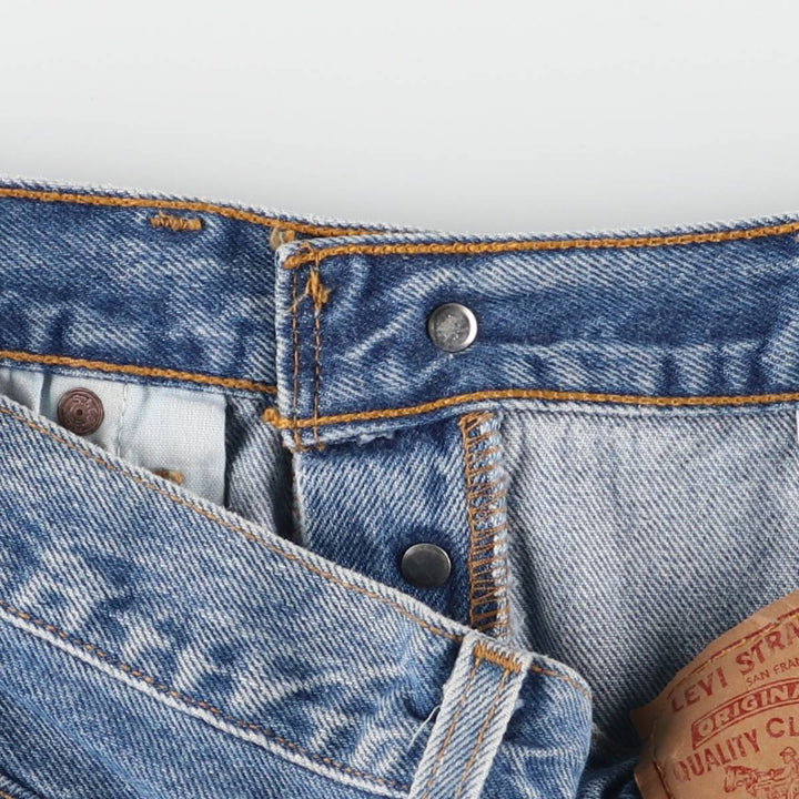 90'S Levi's 501-0193 Straight Denim Pants Made in USA Men's W31 Vintage cotton blue type Vintage Second Hand