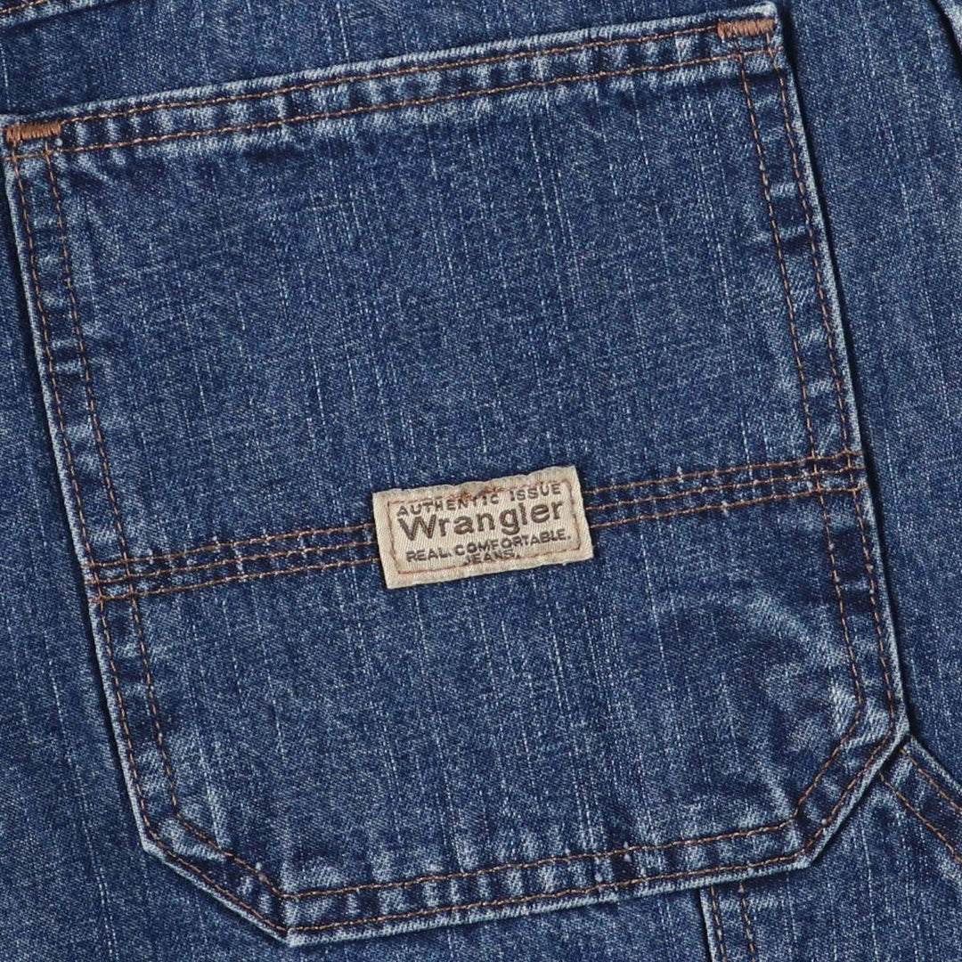 Wrangler CARPENTER Denim Painter Shorts, Shorts, Men's, W36 equivalent cotton blue type Vintage Second Hand
