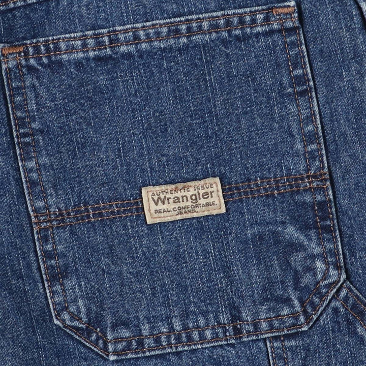 Wrangler CARPENTER Denim Painter Shorts, Shorts, Men's, W36 equivalent cotton blue type Vintage Second Hand