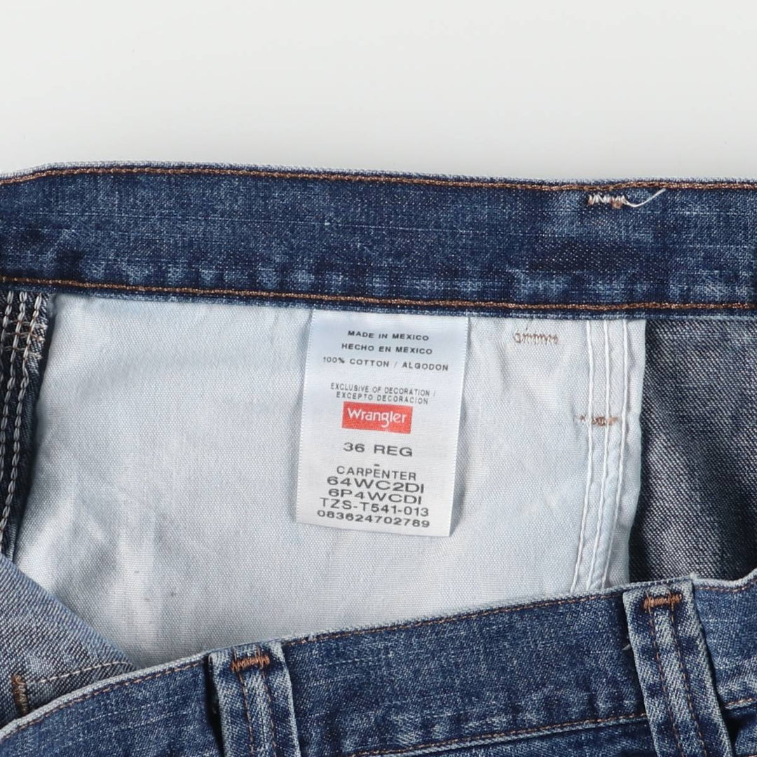 Wrangler CARPENTER Denim Painter Shorts, Shorts, Men's, W36 equivalent cotton blue type Vintage Second Hand
