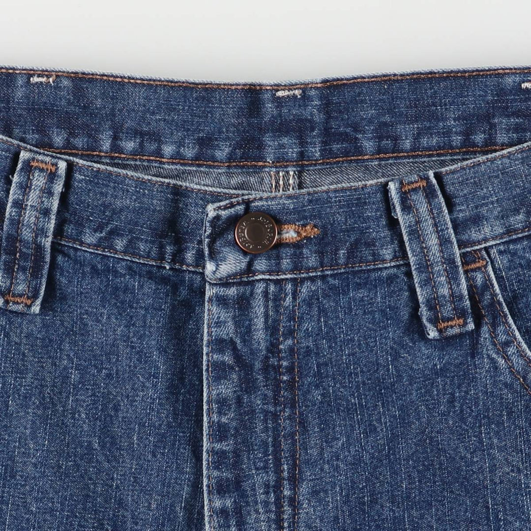 Wrangler CARPENTER Denim Painter Shorts, Shorts, Men's, W36 equivalent cotton blue type Vintage Second Hand