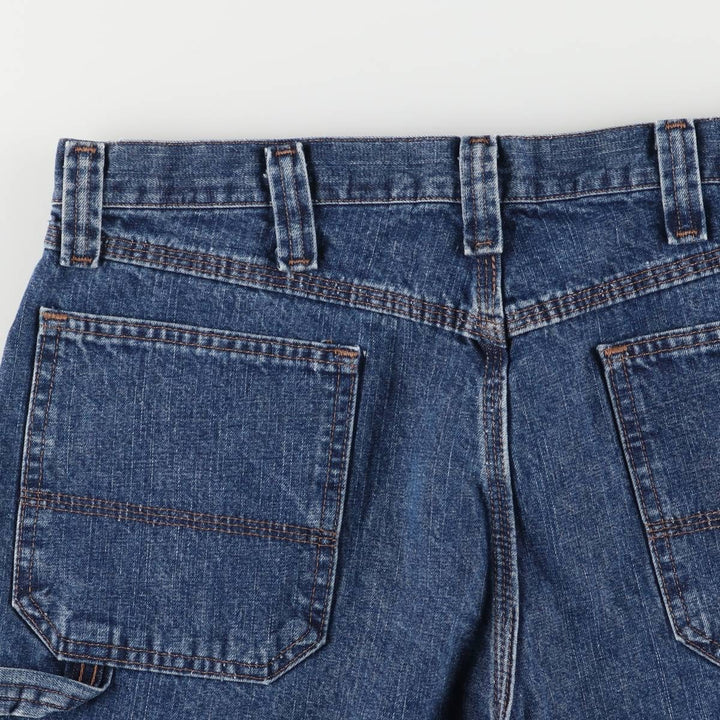 Wrangler CARPENTER Denim Painter Shorts, Shorts, Men's, W36 equivalent cotton blue type Vintage Second Hand