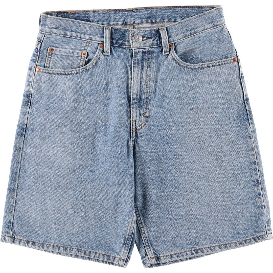 Levi's 550 denim shorts, short pants for men, size W33 cotton blue type Vintage Second Hand