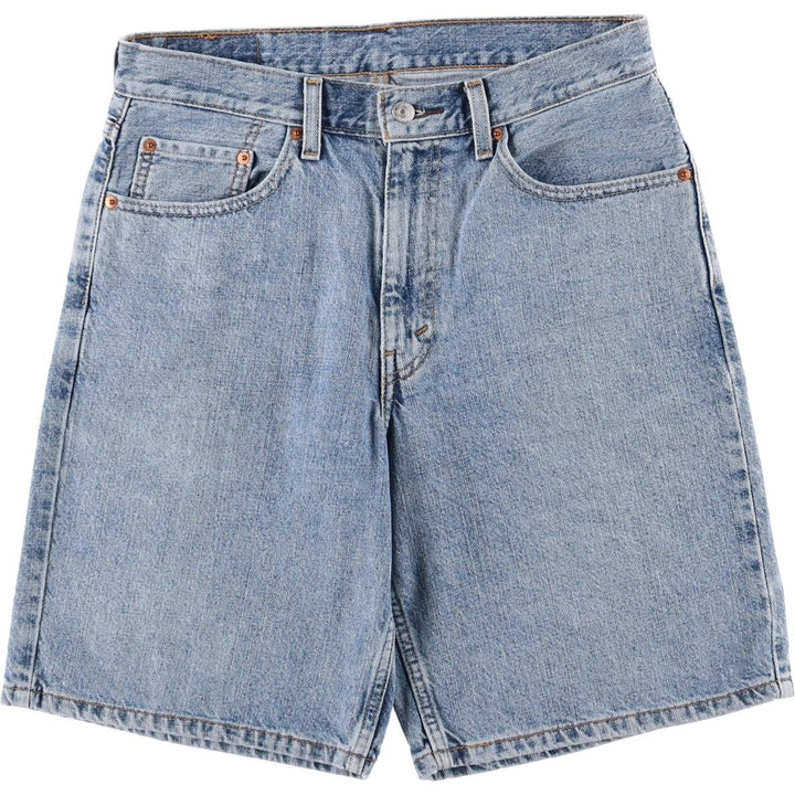 Levi's 550 denim shorts, short pants for men, size W33 cotton blue type Vintage Second Hand