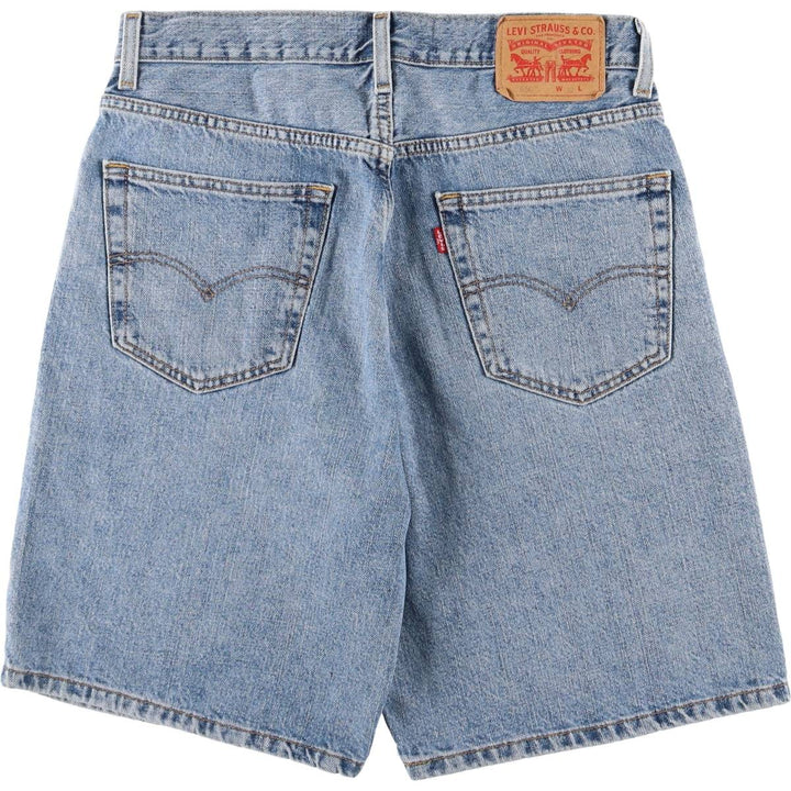 Levi's 550 denim shorts, short pants for men, size W33 cotton blue type Vintage Second Hand