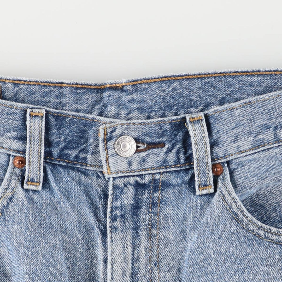 Levi's 550 denim shorts, short pants for men, size W33 cotton blue type Vintage Second Hand