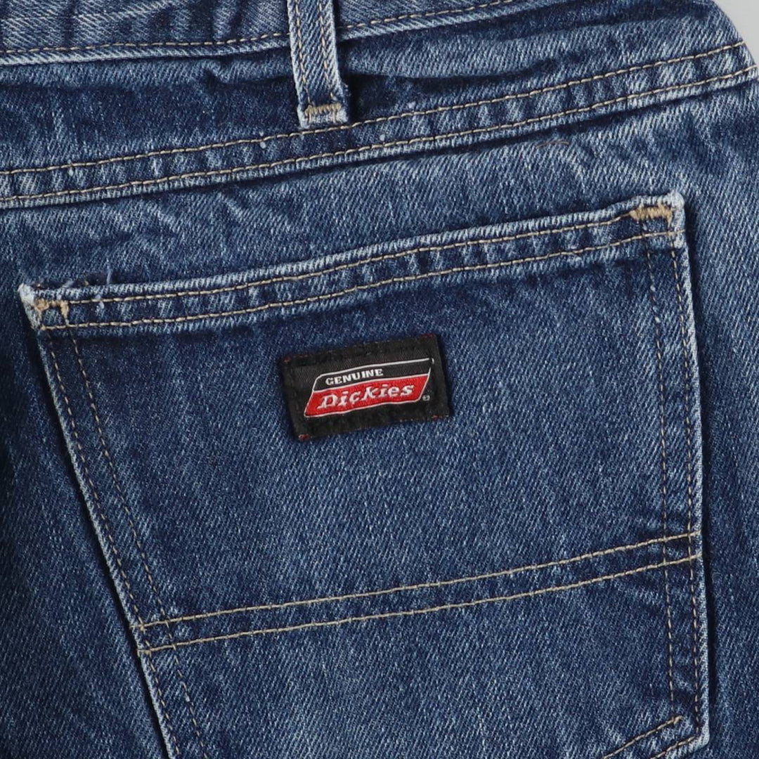 Dickies denim painter shorts, half pants, men's size w37 cotton blue type Vintage Second Hand