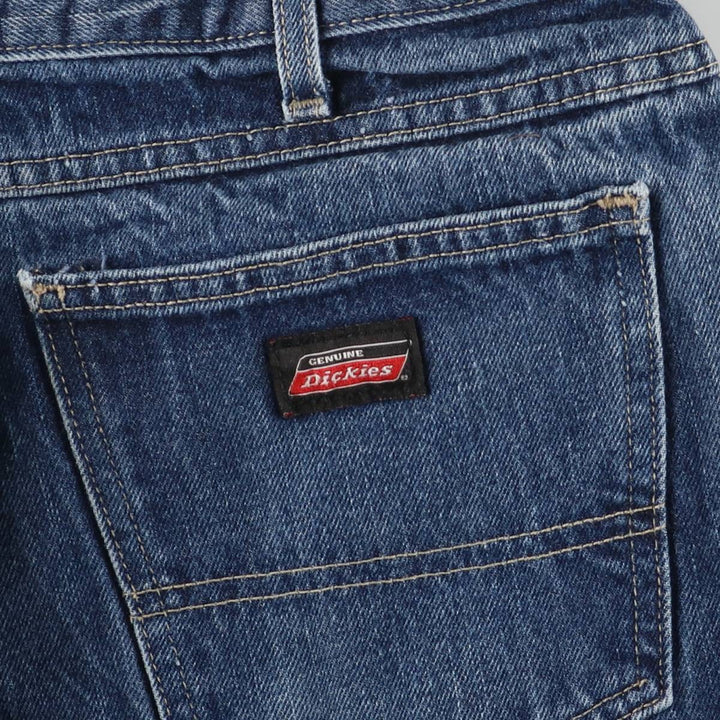 Dickies denim painter shorts, half pants, men's size w37 cotton blue type Vintage Second Hand
