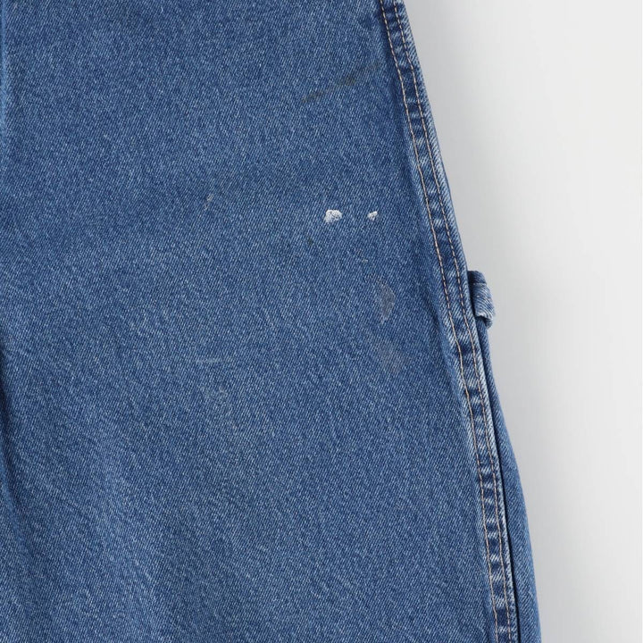 Dickies Relaxed Fit Denim Painter Shorts, Men's, W33 equivalent cotton blue type Vintage Second Hand