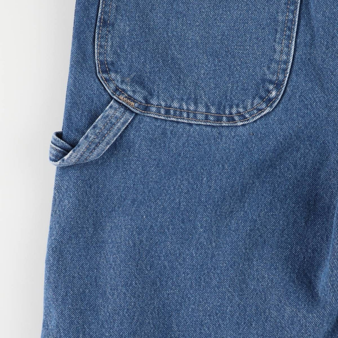 Dickies Relaxed Fit Denim Painter Shorts, Men's, W33 equivalent cotton blue type Vintage Second Hand