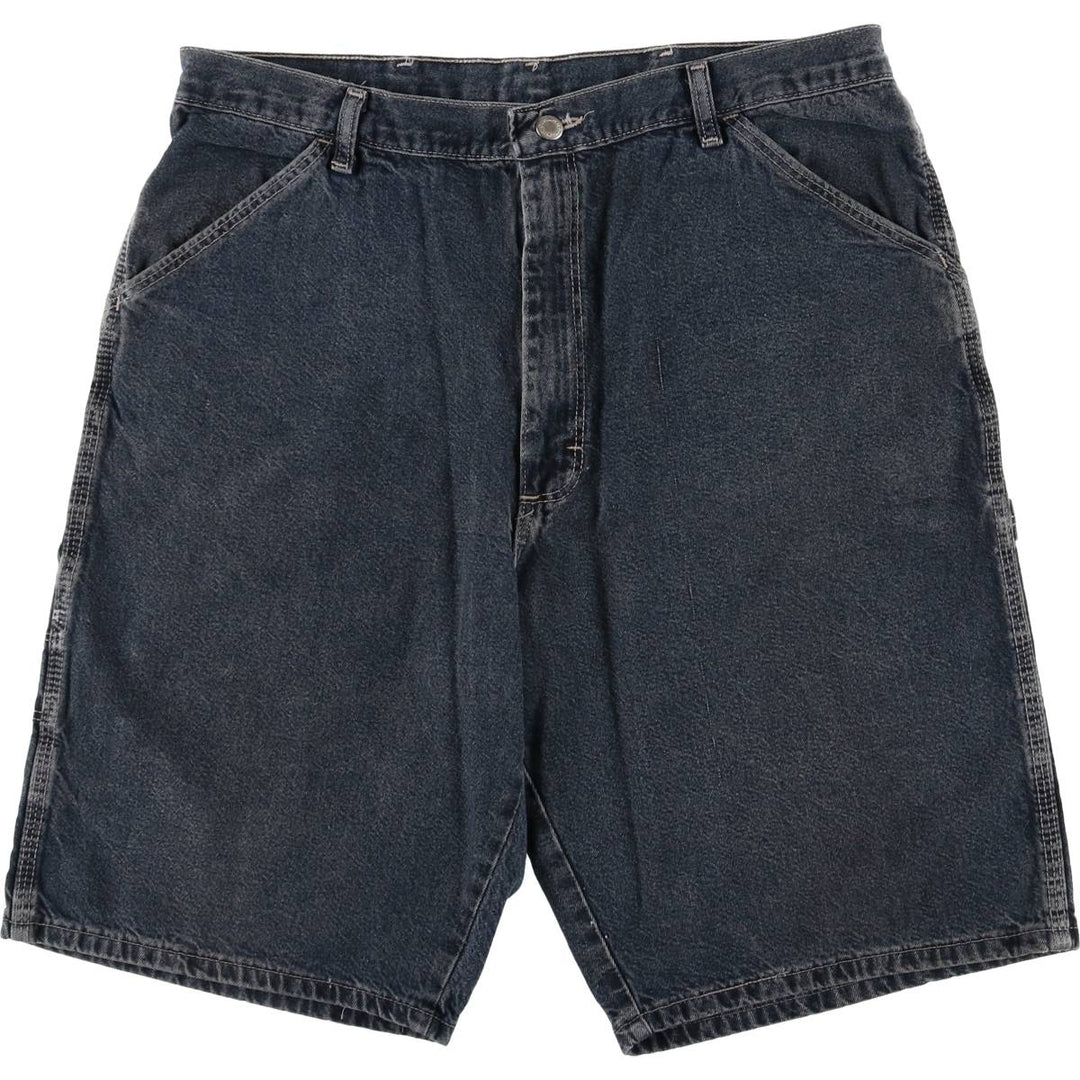 WRG JEAN CO Denim Painter Shorts, Made in USA, Men's, W35 equivalent cotton blue type Vintage Second Hand